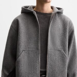 Tailored Cashmere-Blend Tech Hoodie
