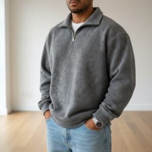 Quarter-Zip Cozy Hoodie